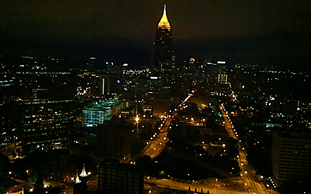 Atlanta at night