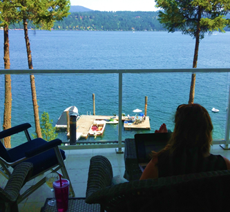 RAZ at the lake