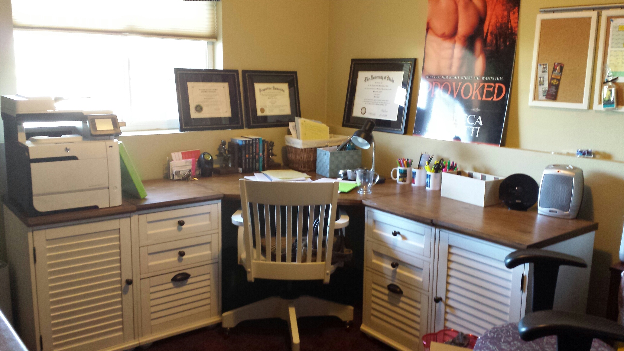 New desk-across the room