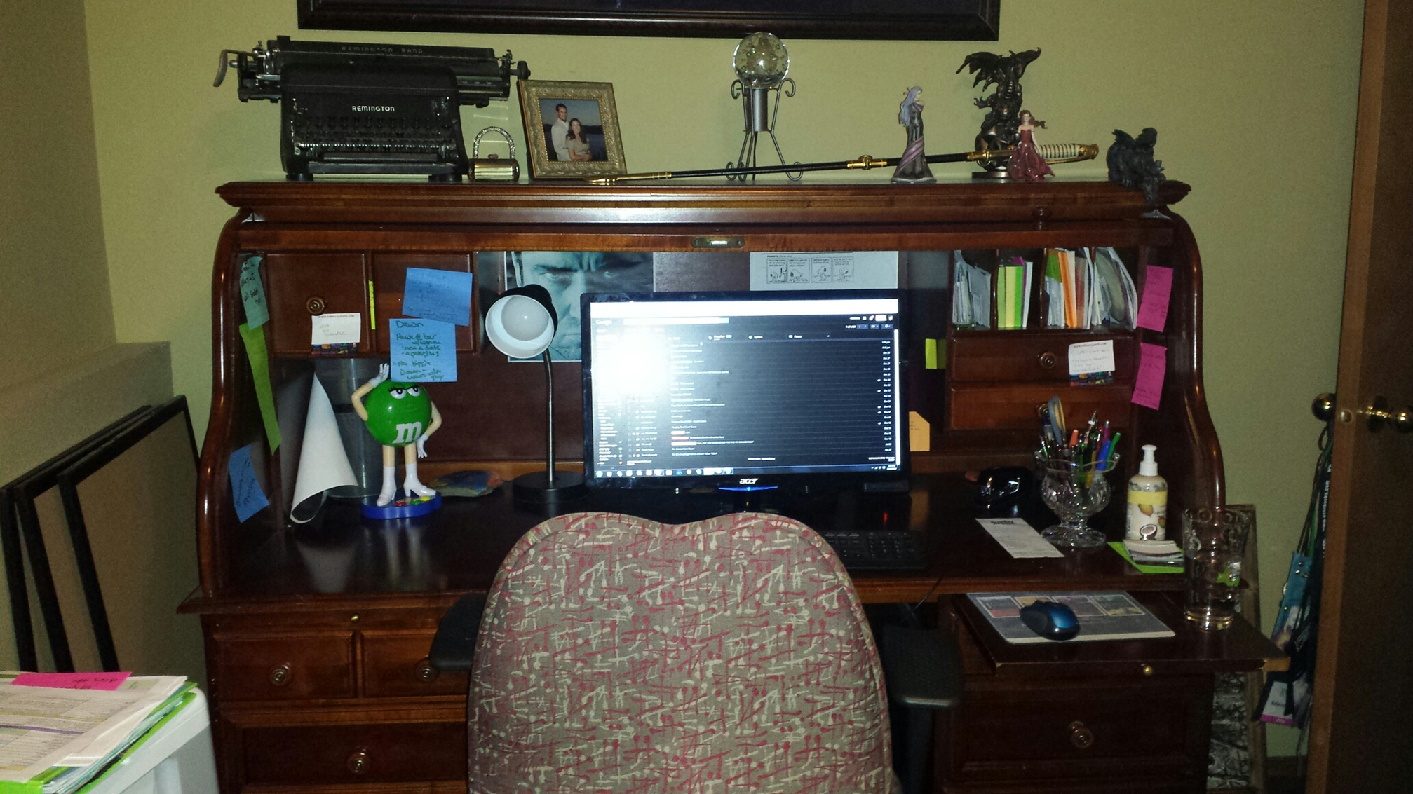 Where I write...