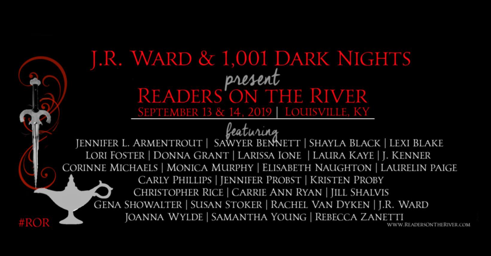 Readers on the River with JR Ward and 1001 Dark Nights Rebecca